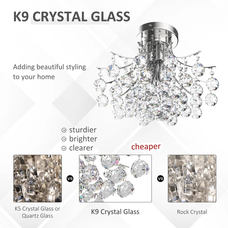 Modern K9 Crystal Chandelier
