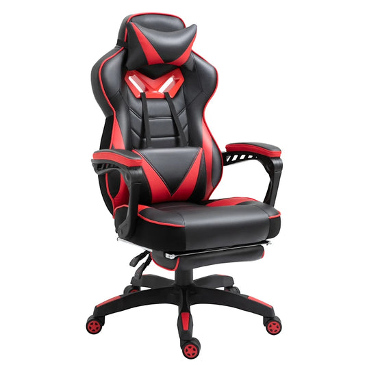 Racing Gaming Chair With Footrest