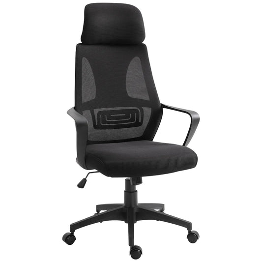 Home Office Chair w/ Headrest & Adjustable Height